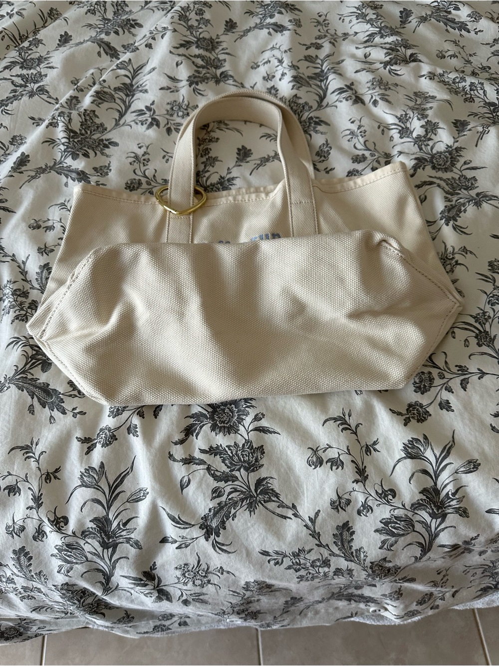 Stoney Clover Lane Medium Canvas Tote Embroidered - Picture 8 of 8